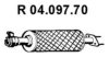 EBERSP?CHER 04.097.70 Exhaust Pipe